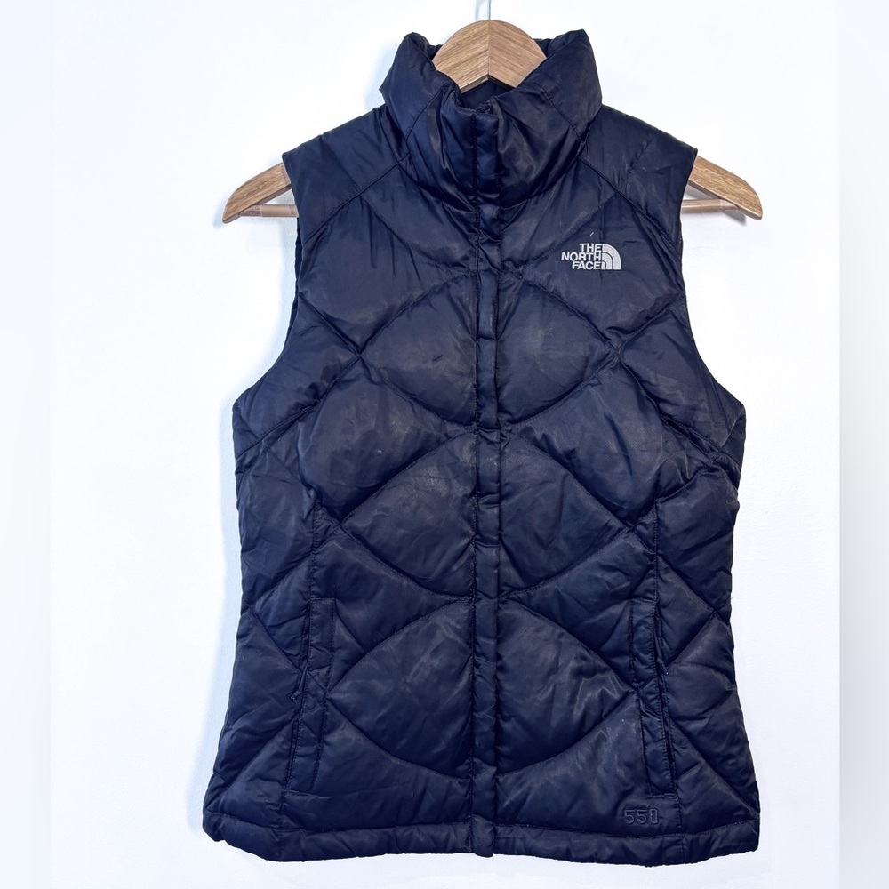 The North Face Black 550 Down Insulated Nylon Gorpcore Puffer Vest Women's XS